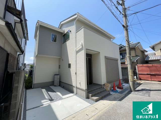 京都市山科区大塚南溝町　第1期　新築一戸建ての外観|現在の進捗状況です！順調に作業進行中、完成が待ち遠しいです！詳細の間取り等、お気軽にお問い合わせください！