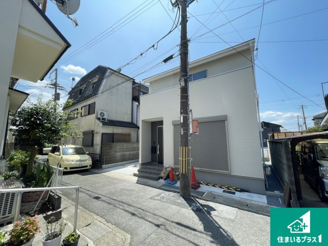 京都市山科区大塚南溝町　第1期　新築一戸建ての外観|現在の進捗状況です！順調に作業進行中、完成が待ち遠しいです！詳細の間取り等、お気軽にお問い合わせください！