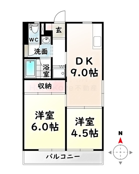 【間取り】 | 関谷ハイツ【名古屋市賃貸・都市ガス】