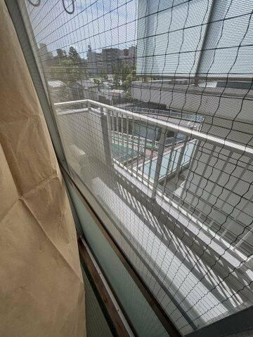 ラポール南太田のバルコニー