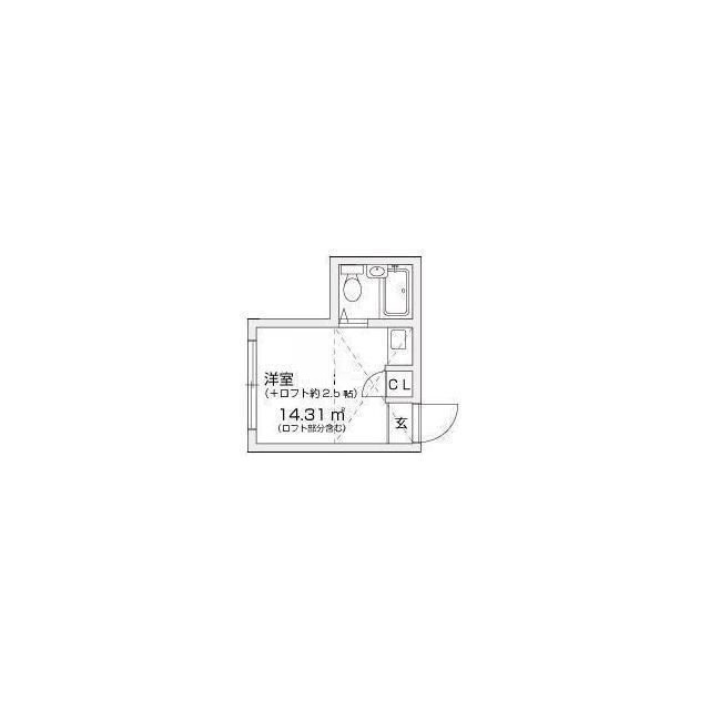 梶ヶ谷スチューデントパレスＡの間取り|間取りです。