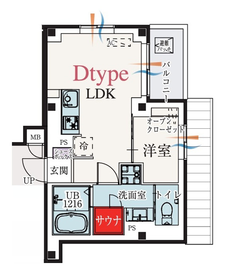 【間取り】 | b’CASA東伏見 | 「b’CASA東伏見」
