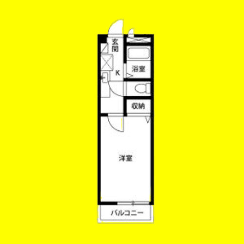 アンプルール リーブル K　名古屋市賃貸　仲介手数料無料の間取り