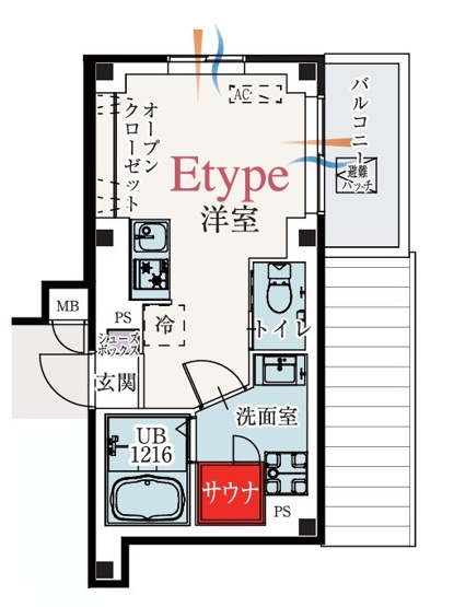 【間取り】 | b’CASA東伏見 | 「b’CASA東伏見」