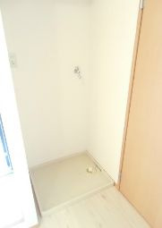 【設備】 | サンハイツⅢ | 室内洗濯機置き場です。　※参考写真です