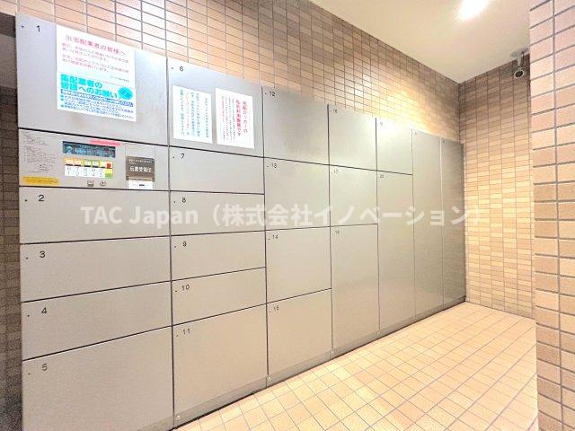マークス亀戸のその他共用部分|お仕事でお帰りが遅い方にも、ご夫婦でお仕事されている方にも、確実にお荷物の受け取りが出来るので安心です。
