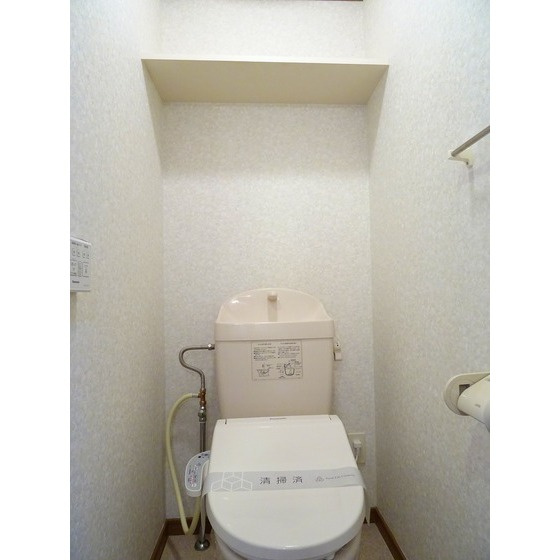 熊本市東区新外３丁目の賃貸マンションのトイレ