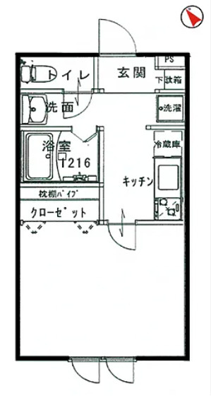 野洲市小篠原の店舗一部の間取り