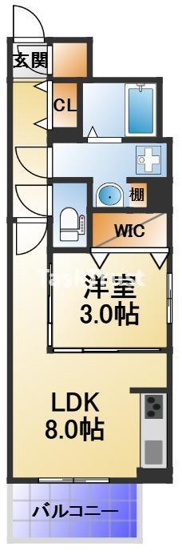 【間取り】 | S-RESIDENCE天満橋ar