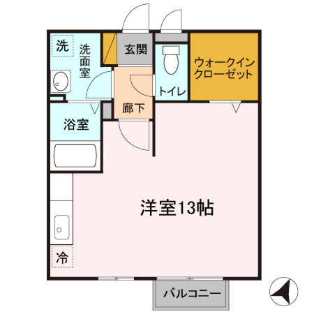 パティオⅡBの間取り