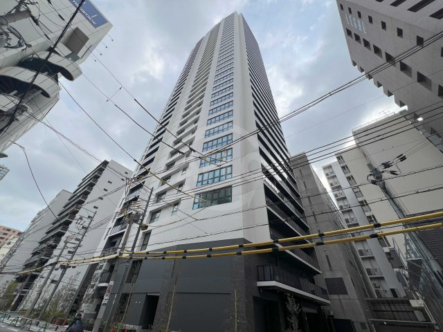 ジオタワー新町　堀江小学校の外観|ジオタワー新町　外観
