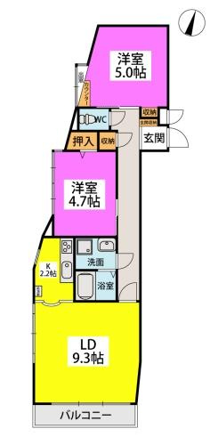 【間取り】 | コーポラティブハウス春日