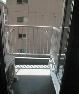 アーツ白河のバルコニー
