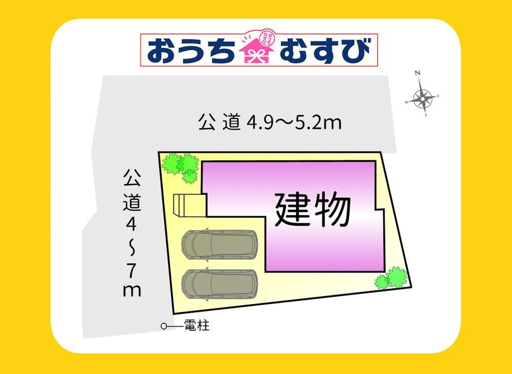 小牧市本庄57番(全1棟)の区画図
