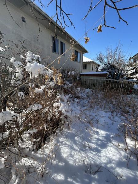 宇都宮市砥上町　３ＬＤＫ　中古住宅の前面道路含む現地写真