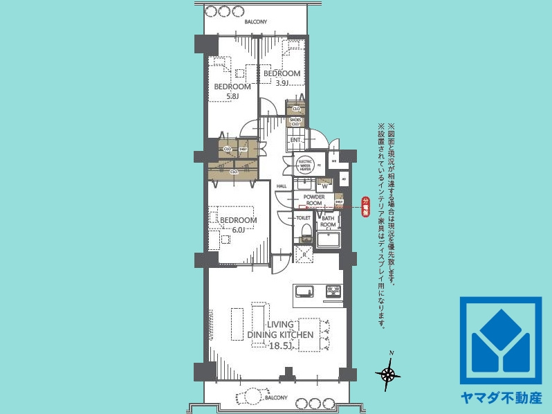 桃山ガーデンハイツの間取り