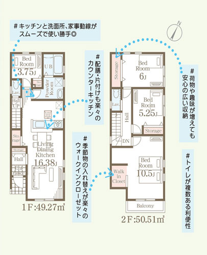 利府町神谷沢の間取り