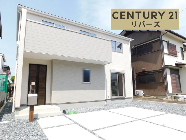 愛西市北一色町北田面の新築一戸建の外観|☆限定１棟☆ 　新価格！！いつでもご案内出来ます♪（お問合せ当日、平日、水曜、夜間でもＯＫ）　敷地５５．５０坪超　南向き♪　駐車らくらく並列４台ＯＫ　長期優良住宅！　教育施設充実♪　スーパー徒歩７分♪