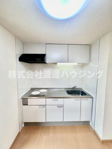 アムールLusterのキッチン|２口IHのシステムキッチン導入