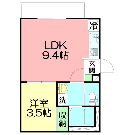 【間取り】 | メゾン雅 | 間取り図