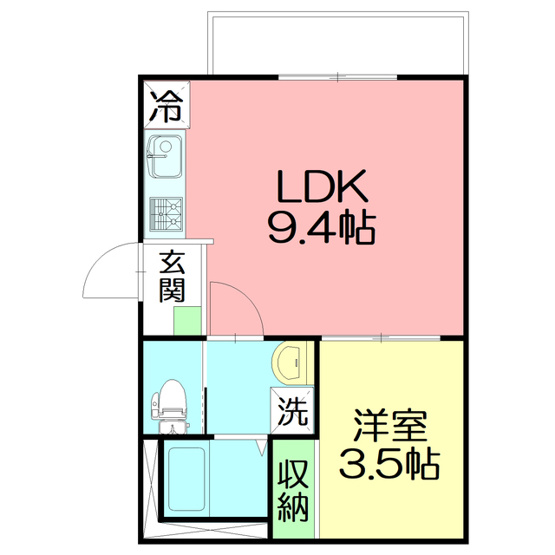 【間取り】 | メゾン雅 | 間取り図