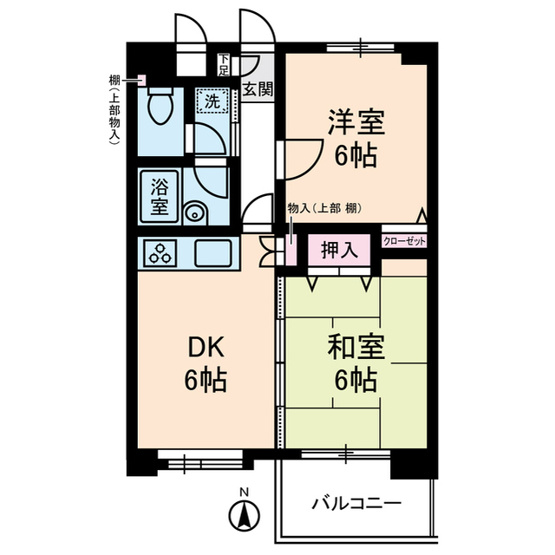 【間取り】 | カピトール川崎Ⅰ
