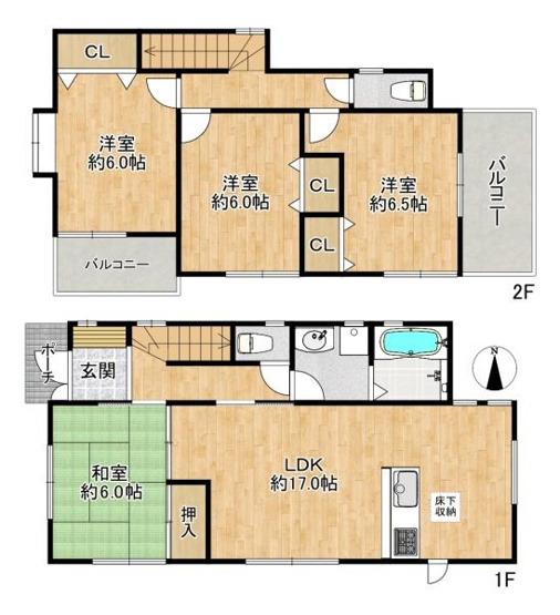 【間取り】 | 垂水区下畑町　中古戸建