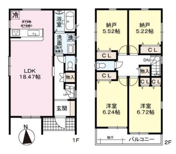 ファーストタウン筒井町 ／新築一戸建の間取り
