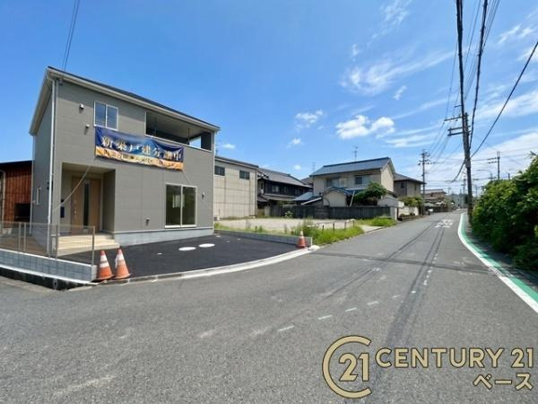 クレイドルガーデン今泉 ／新築一戸建の前面道路含む現地写真|■現地撮影写真■ 前面道路は６ｍ以上と広くゆったりしています！