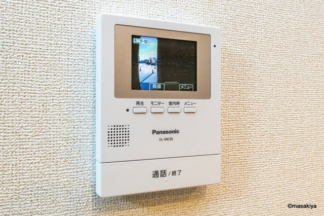 ファビオネスト駒沢のセキュリティ|写真は同じ建築会社の物です。色、仕様は異なる場合があります。