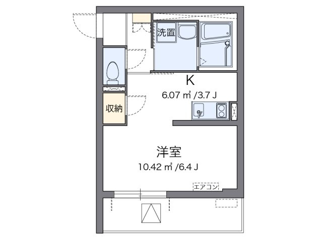 クレイノＰＩＡの間取り|代表的な間取のため実際の間取とは異なる場合があります
