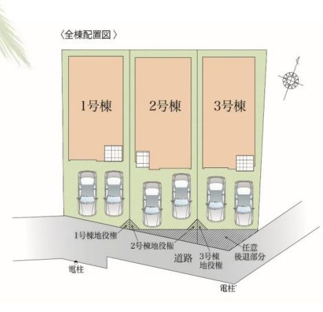 茅ヶ崎市東海岸北５丁目新築戸建て　6期1号棟の区画図|区画図「茅ヶ崎市東海岸北５丁目新築戸建て」