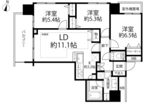 ブランズタワー南千住の間取り