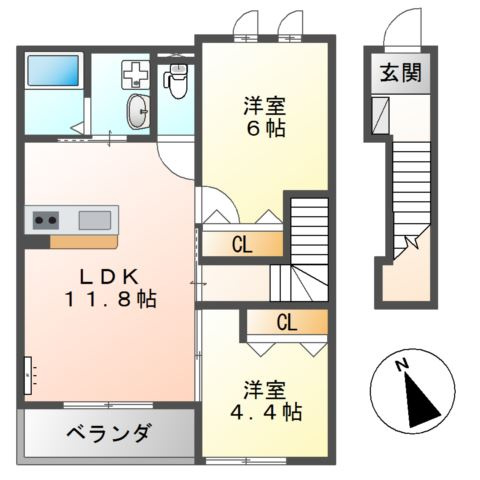 ベルクレストの間取り