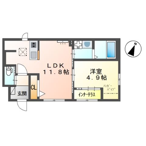仮）リバーヒルズ戸坂大上の間取り