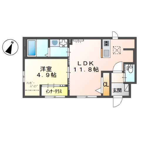 仮）リバーヒルズ戸坂大上の間取り