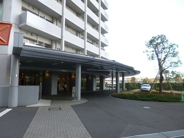 アップルタワー東京キャナルコートのエントランス