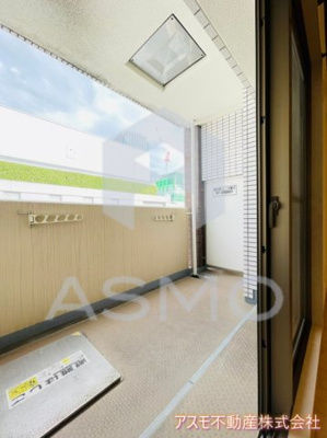【バルコニー】 | エス・キュート平野町 | 同マンション別部屋　参考写真