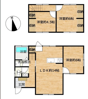 【間取り】 | 熊毛郡平生町大字平生村戸建