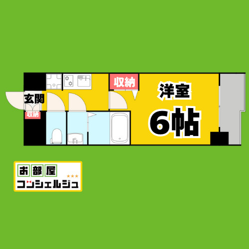 メイクスアート上前津Ⅵの間取り