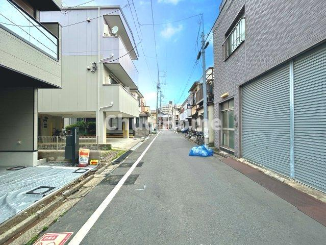 足立区千住元町新築分譲住宅の前面道路含む現地写真|全面道路