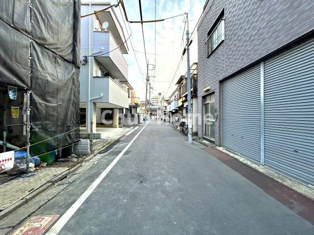 足立区千住元町新築分譲住宅の前面道路含む現地写真|全面道路