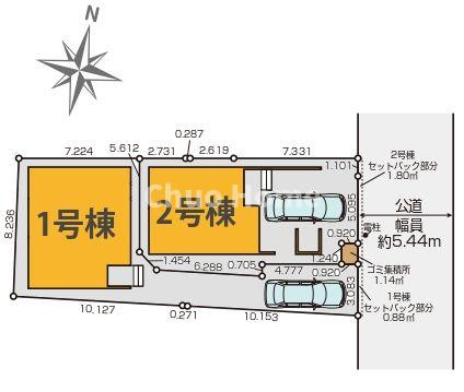足立区千住元町新築分譲住宅の区画図|区画図
