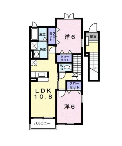 アドベントヒルズＢの間取り