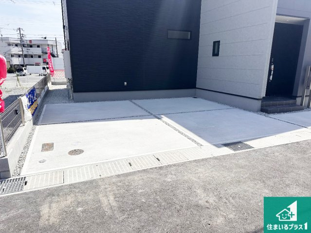 姫路市御立東　第7期　新築一戸建ての駐車場|２台分の駐車スペース有り！急な来客でも安心です！
