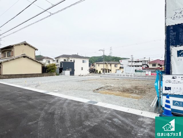 姫路市御立東　第7期　新築一戸建ての外観|周辺は落ち着いた街並みの住宅地！子育てがしやすい住環境です！まだ未完成ですが、現地でしかわからない事もございます。是非一度ご覧ください。