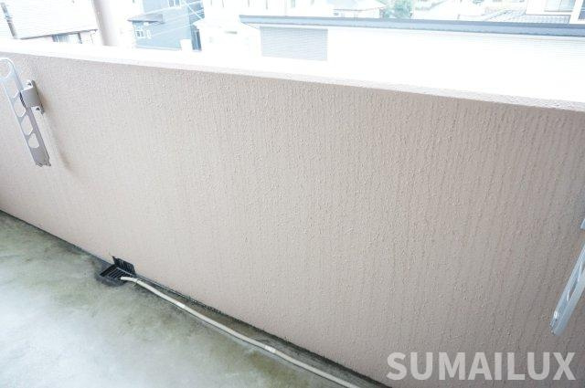 合志市幾久富の賃貸マンションのバルコニー