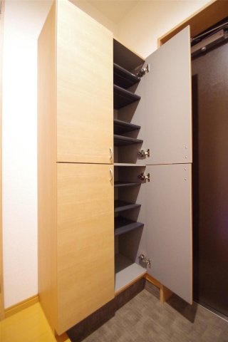 合志市幾久富の賃貸マンションの収納