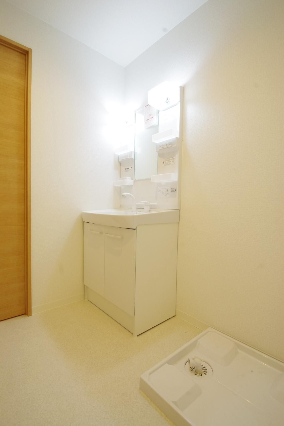 合志市幾久富の賃貸マンションの独立洗面台