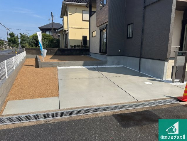 加古川市新神野　新築一戸建ての駐車場|駐車スペース！散水栓があるので、こまめに愛車を洗えます！